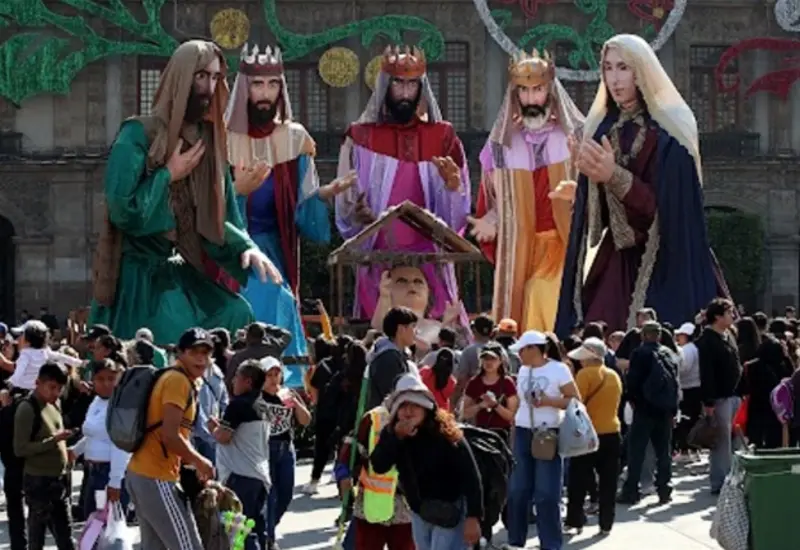 Una imagen simbólica que representa cómo la Navidad no logra borrar las heridas profundas del país, reflejando un sentimiento de melancolía nacional.