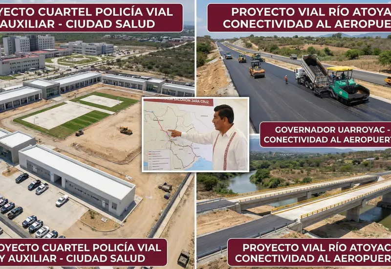 Proyectos sociales como un nuevo cuartel policial y mejoras en la conectividad urbana buscan mejorar la calidad de vida en la capital de Oaxaca.