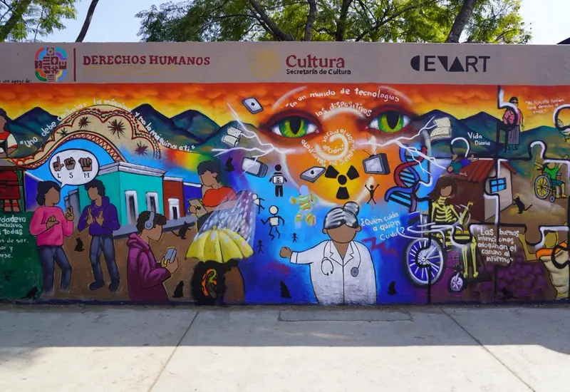 El nuevo mural artístico visibiliza las luchas, resistencia y aportes de mujeres con discapacidad, inspirado en sus historias para crear conciencia.
