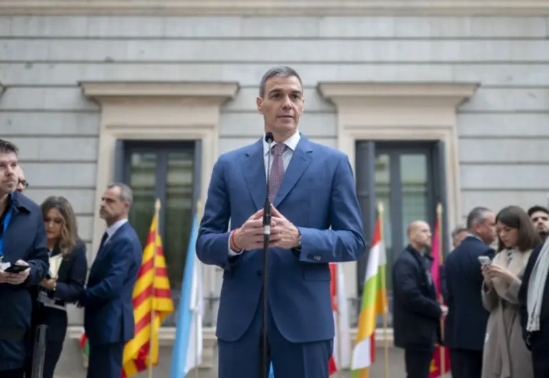El presidente de España, Pedro Sánchez, quien cesó de forma fulminante a Antonio Hernández como director de Coordinación Política de la presidencia.