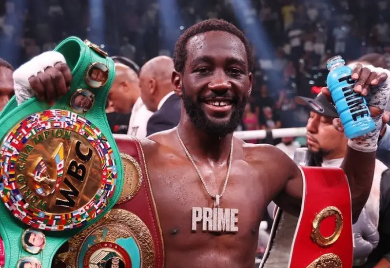 El boxeador profesional Terence Crawford, en una fotografía que acompaña la noticia sobre su retiro oficial de las competencias.