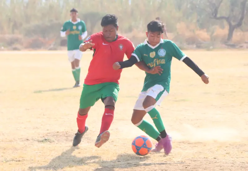 Anuncio del torneo relámpago de futbol varonil que se realizará el 26 y 27 de diciembre en San Juan Teponaxtla, Putla, Oaxaca.