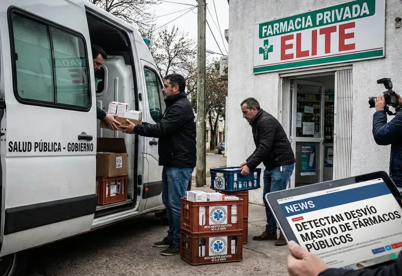 Imagen que ilustra la venta ilegal de medicamentos en Oaxaca, problema derivado del desvío de fármacos desde el sector salud público al privado.