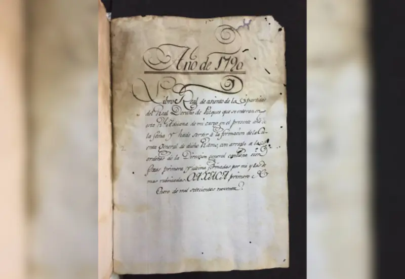 Fondo Hacienda, Sección Recaudación, Serie Estaccos, Año 170, Libro 1.