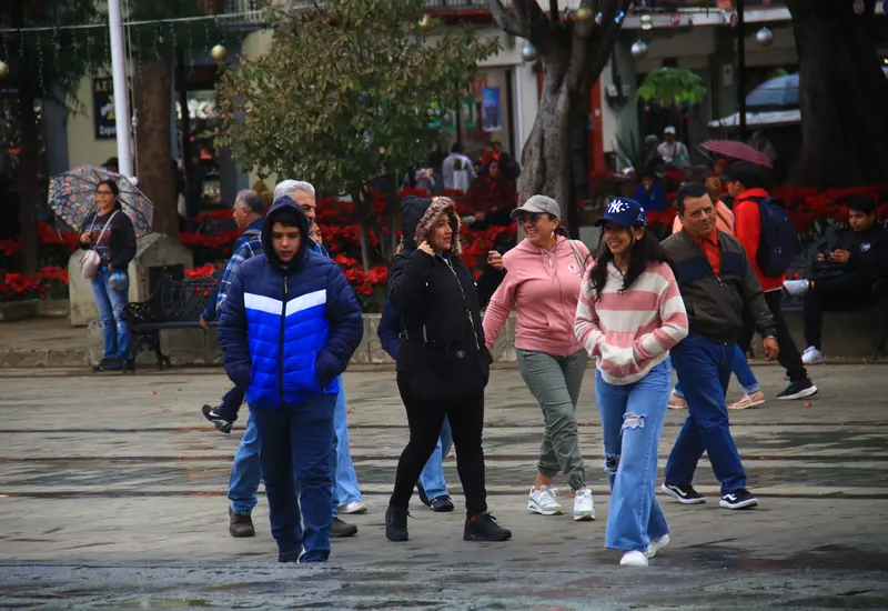 Emilio Morales - bajas temperaturas - frio - lluvia 