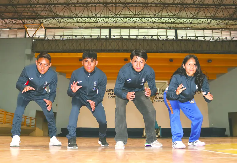 Cuatro luchadores de alta gama tiene la UABJO en su equipo de lucha para este año