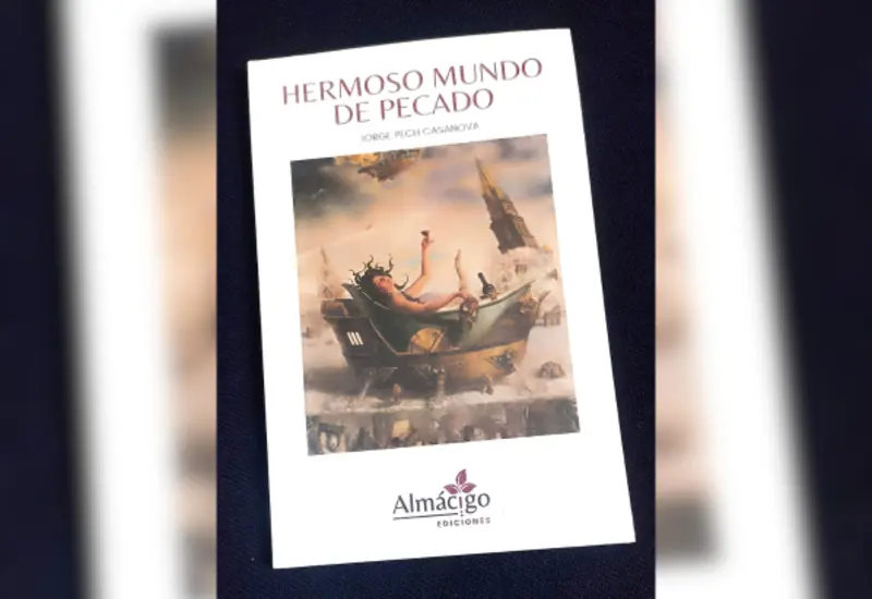 Hermoso mundo de pecado es el primer poemario de Jorge Pech.