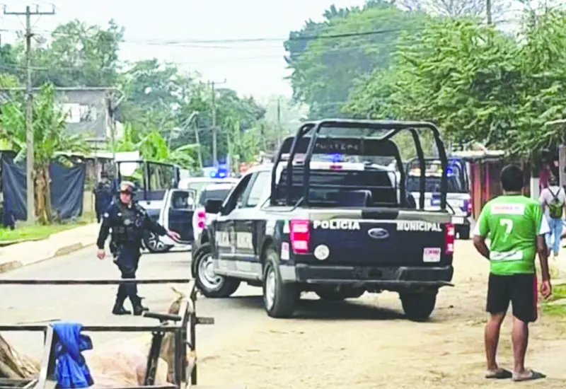 Los policías fueron ejecutados en la colonia Las Limas, a las 07:20 horas de este