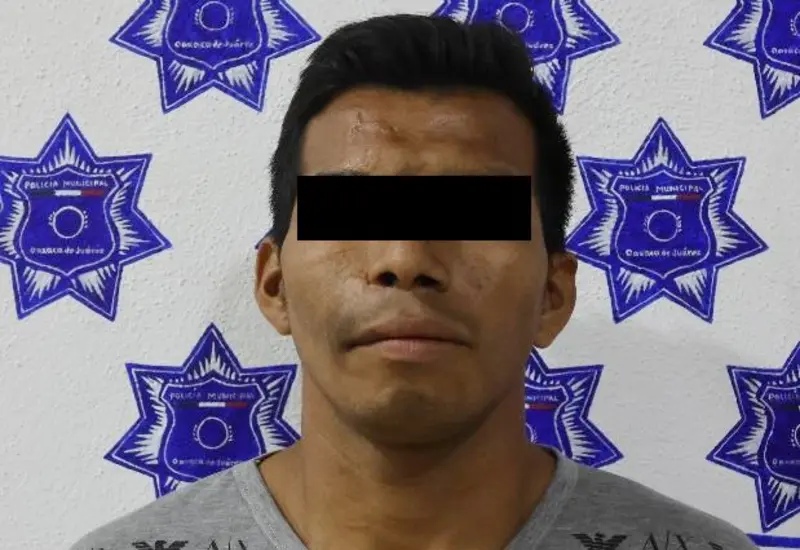Ricardo, fue detenido en el centro de la ciudad.