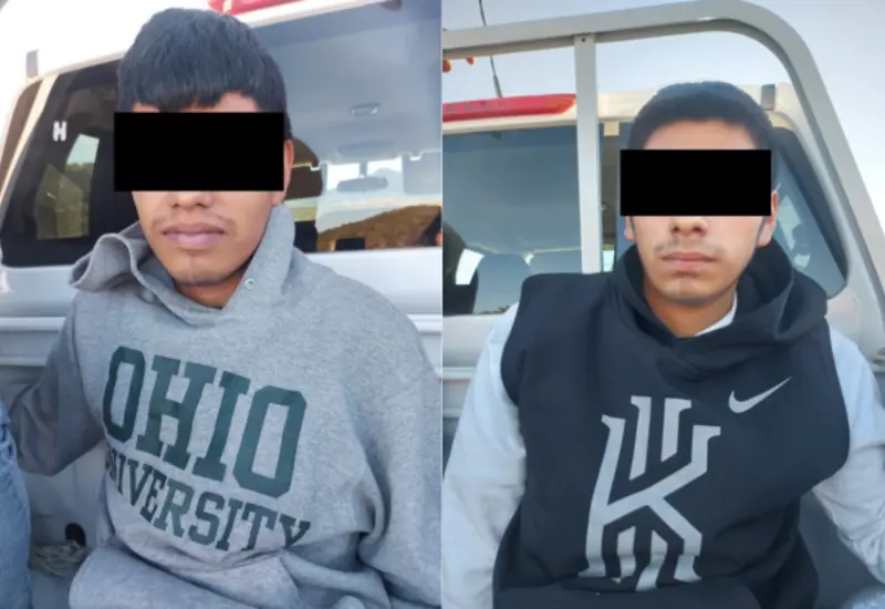 F.M.R.D. y R.U.R.D., fueron detenidos en cumplimiento a una orden de aprehensión como presuntos responsables del crimen de dos hermanas.