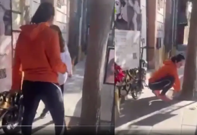 mujer_impide_paso_joven_banqueta_centro
