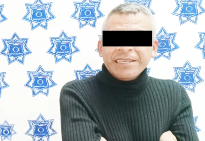 El detenido quedó a disposición de la Fiscalía General del Estado.