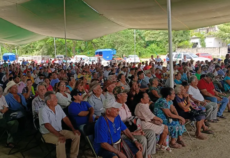 El presidente del Comisariado de Bienes Comunales, Isaías Cruz Martínez.