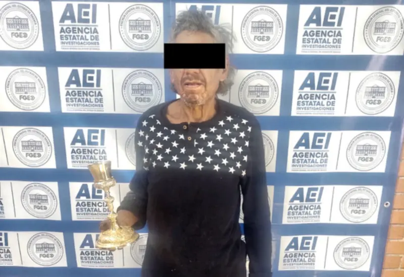 Pieza robada con más de 100 años de antigüedad.