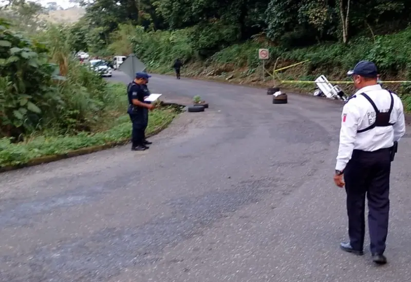 El accidente ocurrió en la zona de Valle Nacional.
