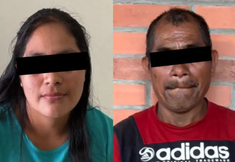 La pareja fue vinculada a proceso y quedó en prisión preventiva.