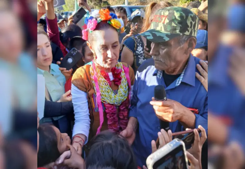 Los integrantes del MULTI pidieron a Claudia Sheinbaum que los desplazados regresen a Tierra Blanca.