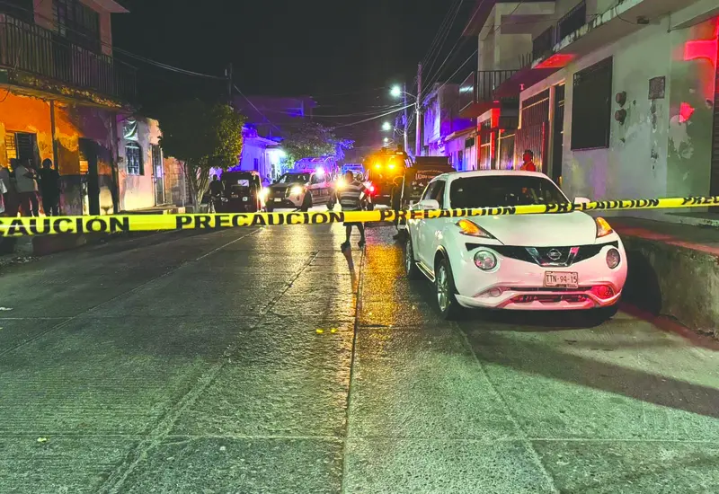 El ataque armado se registró en la Sexta Sección de Juchitán, donde fue acordonado por elementos policiacos.