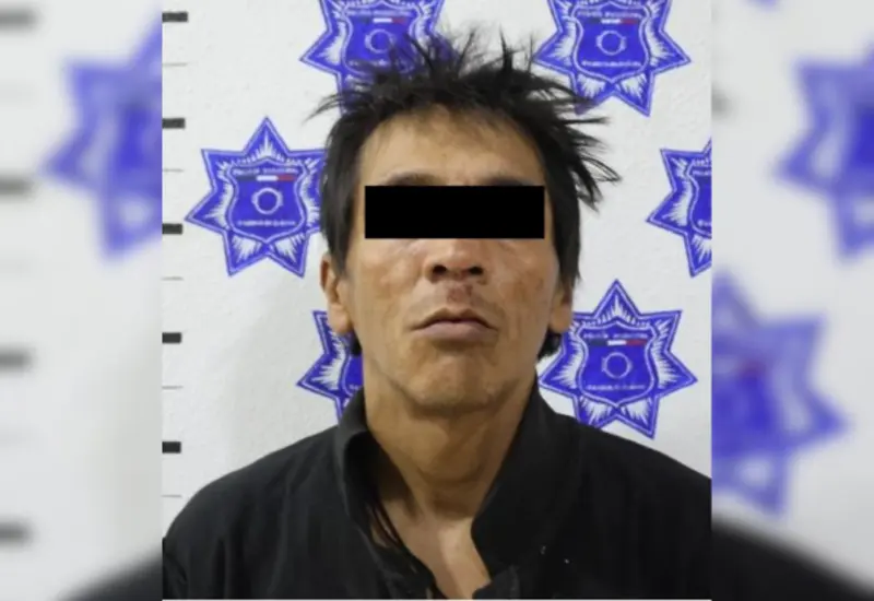 Policías detuvieron a Guadalupe N., como presunto responsable de la agresión.