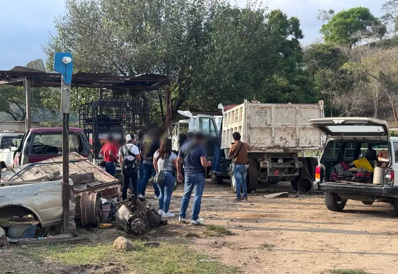El camión volteo está involucrado en un homicidio culposo.