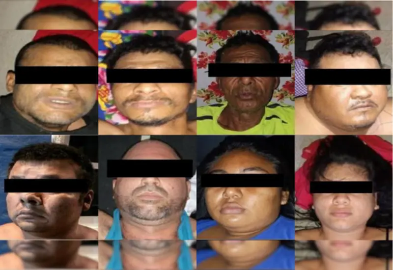 Seis hombres y dos mujeres fueron detenidos por las fuerzas del orden al aplicar un operativo en la colona Luis Donaldo Colosio, de Juchitán de Zaragoza. Los detenidos son señalados de integrar una célula criminal que operaba en la zona del Istmo de Tehuantepec.