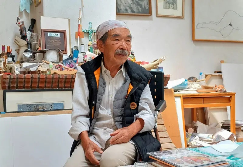Takeda recuerda su infancia durante el final de la Segunda Guerra Mundial.