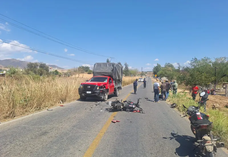 El trágico percance ocurrió en la carre- tera de Oaxaca a Puerto Escondido, en  Santa Gertrudis, Zimatlán de Álvarez.