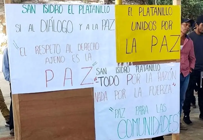 Piden al Congreso la desaparición de poderes en el municipio de Santo Domingo  Petapa.