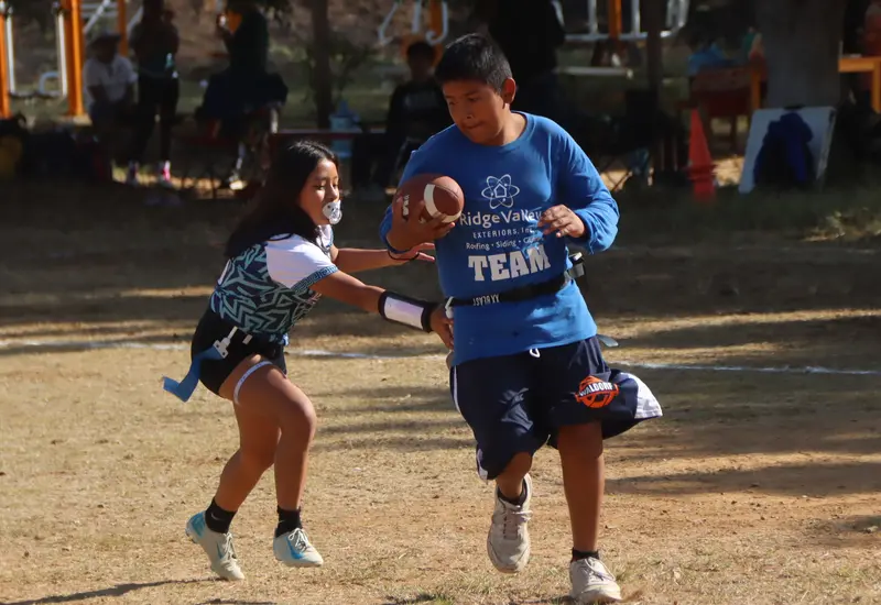 Cuilápam de Guerrero, sede del Primer Torneo de Football Flag. 