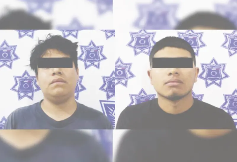 Isaí N. y Rodrigo N., fueron detenidos por policías municipales en el centro de la ciudad al ser acusados de robar una motocicleta.