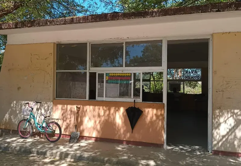 Recuperan instalaciones de la Escuela General de Nueva Creación ubicada en Santo Domingo Armenta.