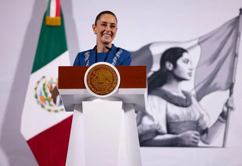 “Muy pronto estaremos inaugurando partes distintas de este tren”, aseveró la presidenta de México.