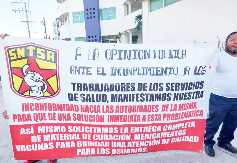 Personal del Hospital General Dr. Pedro Espinoza Rueda tienen pagos pendientes correspondientes a estímulos de asistencia y permanencia.