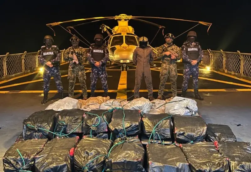 En acciones coordinadas del Gabinete de Seguridad se llevaron a cabo detenciones, cateos, aseguramientos de armas de fuego y de distintos tipos de droga .