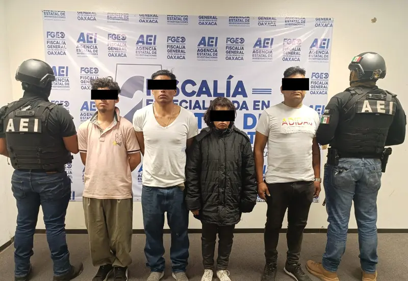 Agentes de investigación y Guardia Nacional detuvieron “El Negro Yair” y tres personas más en el cateo a su vivienda.