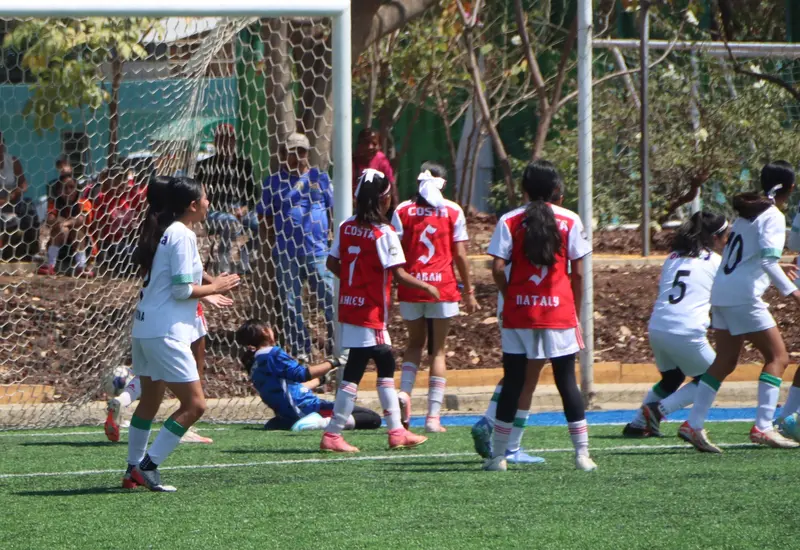 Gol con el que Valles Centrales abrió el marcador. 