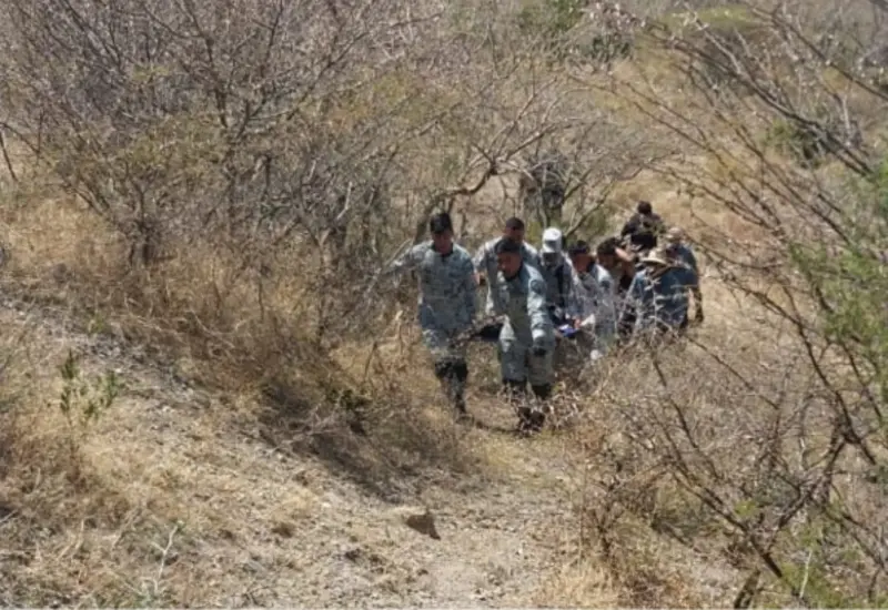 Al rescate acudió Protección Civil y Guardia Nacional.