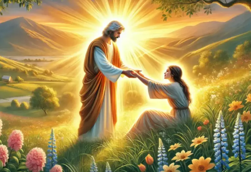 Una ilustración religiosa que representa la profecía de la segunda venida de Cristo, evocando un mensaje de alerta para los creyentes.