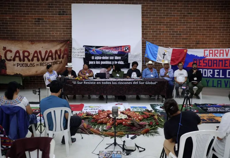 Un representante de la APIIDTT anuncia su retiro del Congreso Nacional Indígena, negando suplantar al EZLN en la Caravana el Sur Resiste.