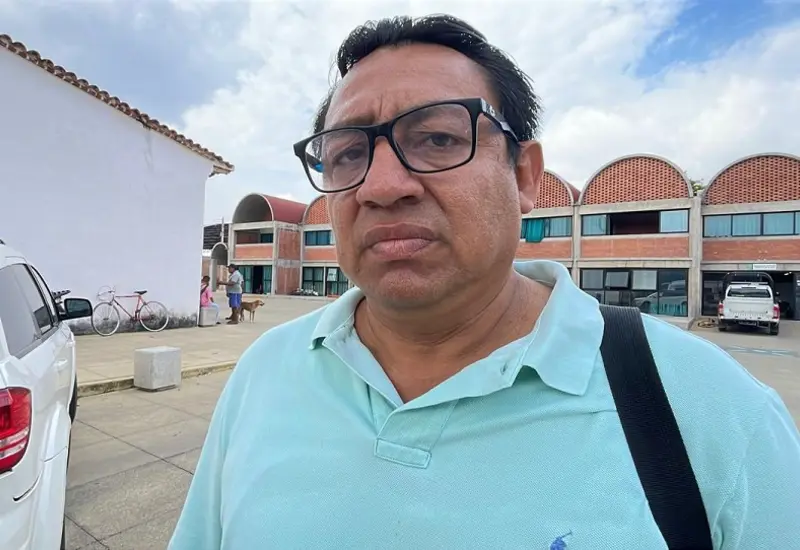 Fotografía de Alejandro Osorio Solórzano, presidente municipal de San Pedro Comitancillo, quien sufrió un atentado armado en su contra.