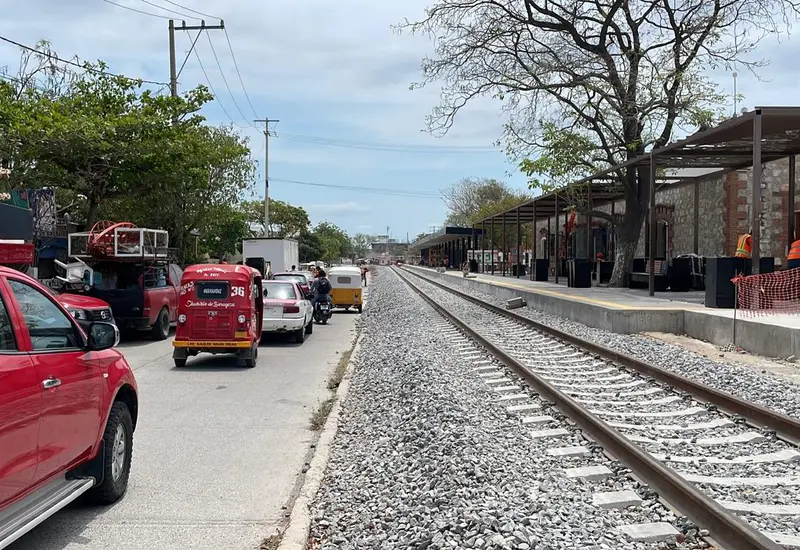 Imagen del Tren Interoceánico, objeto de un llamado a boicot en su venta de boletos para presionar a directivos y autoridades federales.