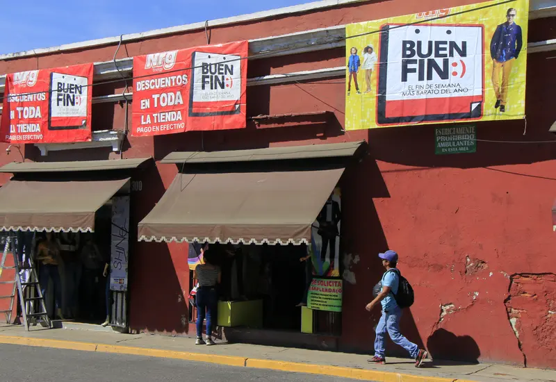 En 2024, en Oaxaca, el Buen Fin generó aproximadamente 90 millones de pesos, cifra que la Canaco espera elevar en un 15% durante 2025.