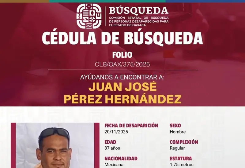 Fotografías de los cuatro conductores de vehículos pesados que fueron reportados como desaparecidos en la zona de Matías Romero, Oaxaca.
