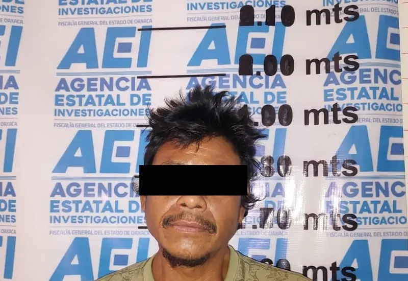 Francisco, de 45 años, fue detenido en San Pedro Pochutla por agredir a su padre con una barreta en su domicilio.