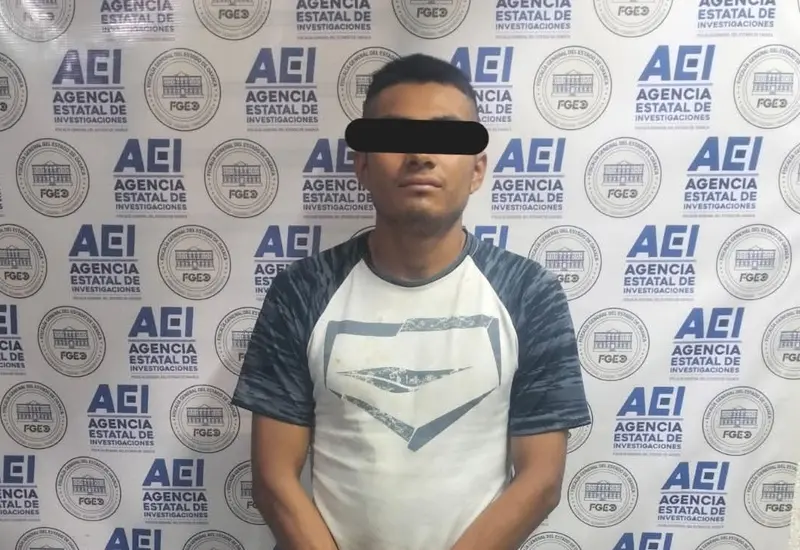 J.C.P., alias 'El Cholín', es detenido en Santa Lucía del Camino, al tener una orden de aprehensión por presunta violación a una adolescente.