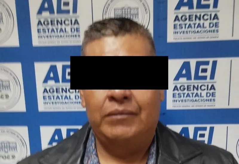 Retrato de E.S.M., el hombre detenido en Huajuapan de León que enfrenta cargos por el delito de homicidio calificado en grado de tentativa.
