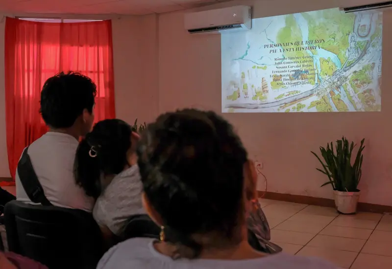 El documental Yoo' Herencia Binnigulazaa' durante su presentación oficial en la primera edición del Festival Internacional de Cine de Teotihuacán.