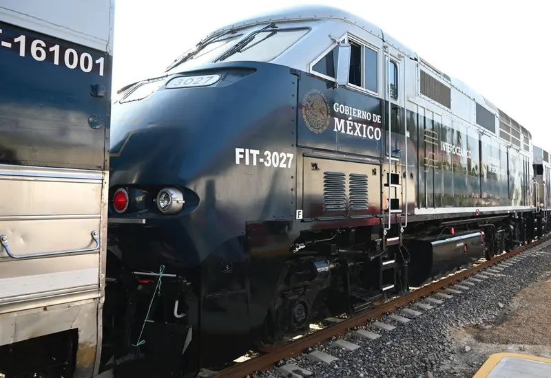 Inauguración de la Línea 'K' del Tren Interoceánico, el tramo ferroviario que busca impulsar la conectividad entre los estados de Oaxaca y Chiapas.