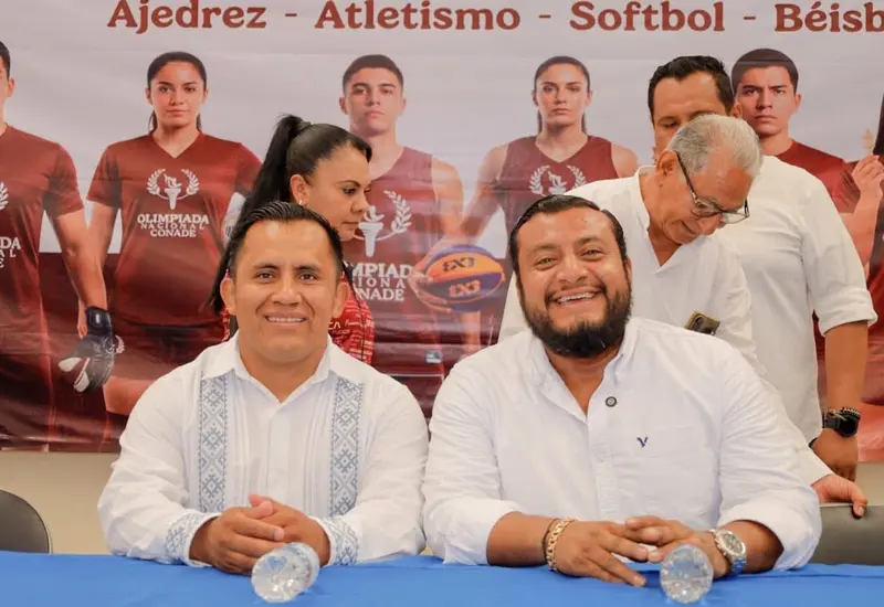 El presidente municipal de Juchitán y el director del Indeporte encabezan la ceremonia de inauguración de la etapa regional de la Olimpiada CONADE 2026.