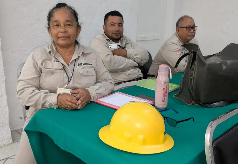 Juana García, conocida como 'La jefa Juanita', mujer pionera en Vectores del Istmo y actual encargada del Distrito 1 en Salina Cruz.